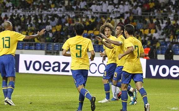 Sandro - Brasil x Gabao (Foto: Rafael Ribeiro/CBF)