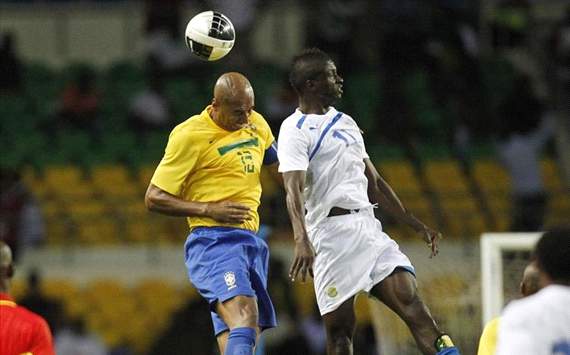 Luisao - Brasil x Gabao (Foto: Rafael Ribeiro/CBF)