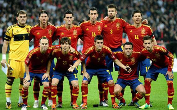 España forma en el Amistoso contra Inglaterra