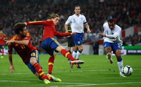 International Friendly,Fernando Torres,Ashley Cole,England v Spain