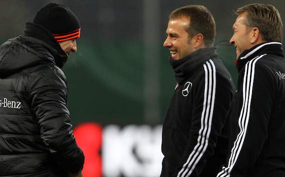 Das DFB-Trainer-Trio Joachim Löw/Hansi Flick/Andy Köpke
