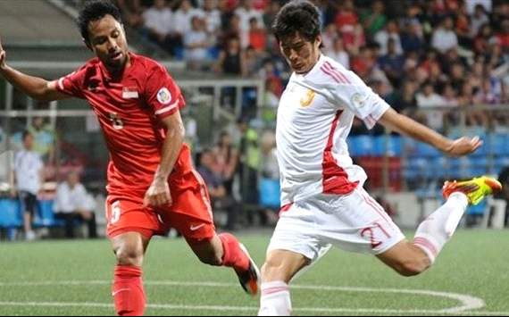 WCQ: Yu Hai， Singapore - China