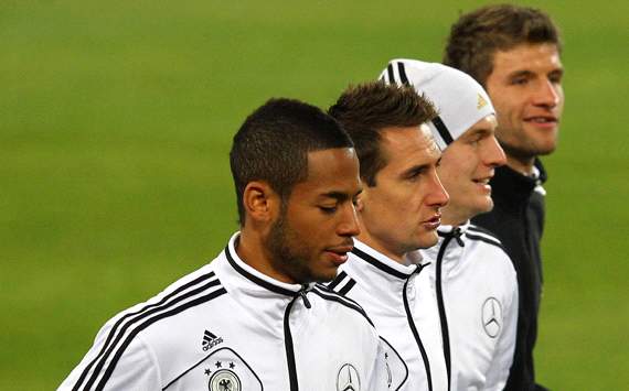 Deutschland; Dennis Aogo, Miroslav Klose, Toni Kroos & Thomas Müller