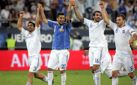 Greece celebrating (Getty Images)