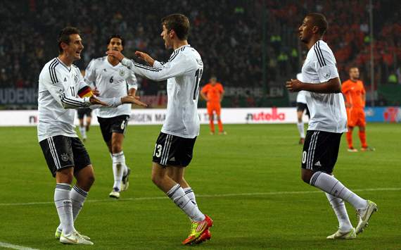 Germany vs Netherlands, Miroslav Klose & Thomas Müller