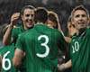 EURO 2012 Qualifier - Republic of Ireland vs Estonia, Stephen Ward and Robbie Keane