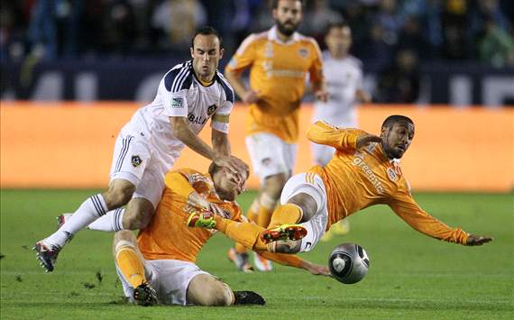 Landon Donavon, Corey Ashe, Andre Hainault - LA Galaxy vs. Houston Dynamo, MLS Cup
