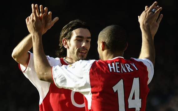 Robert Pires and Thierry Henry