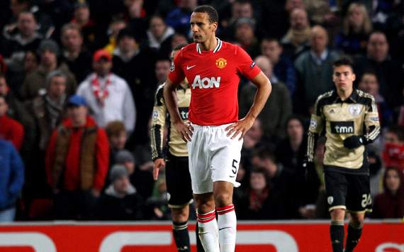 UEFA Champions League: Rio Ferdinand, Manchester United v  Benfica