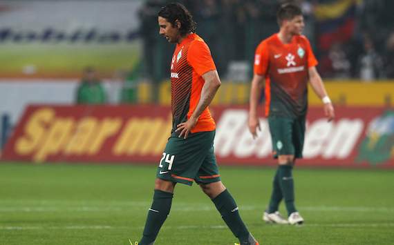 Ein enttäuschter Claudio Pizarro