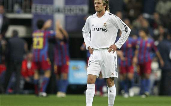 David Beckham - Real Madrid v Barcelona