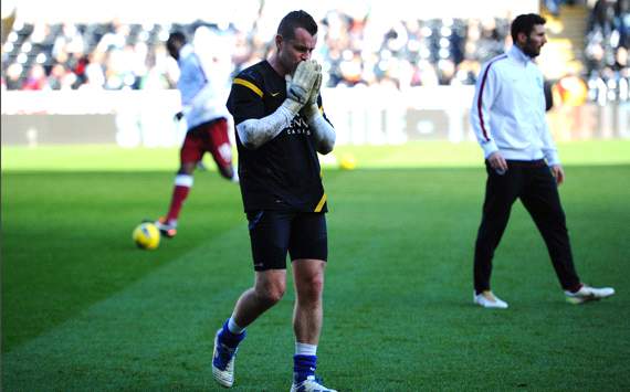 EPL: Shay Given, Swansea City v Aston Villa