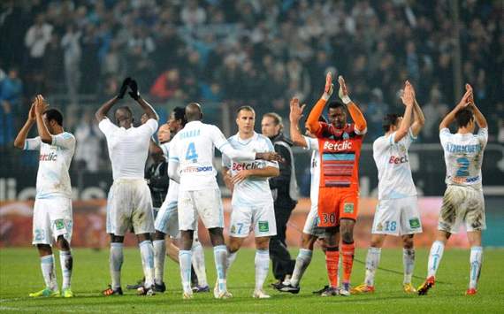 Ligue 1 - Marseille - PSG, Marseille celebrations
