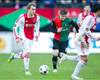 Christian Eriksen (Ajax) and Lasse Schöne (NEC)