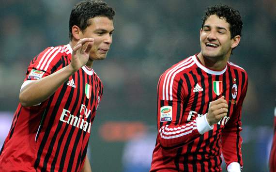 Thiago Silva & Pato - Milan (Getty Images)