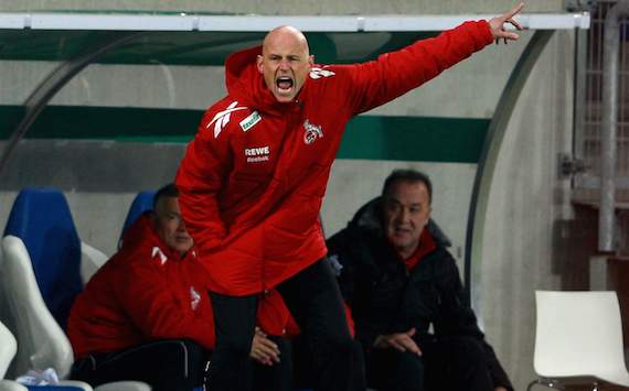 Kölns Coach Solbakken in Rage