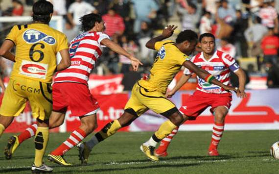 الأفريقي التونسي ، جانب من مباراة في الدوري التونسي