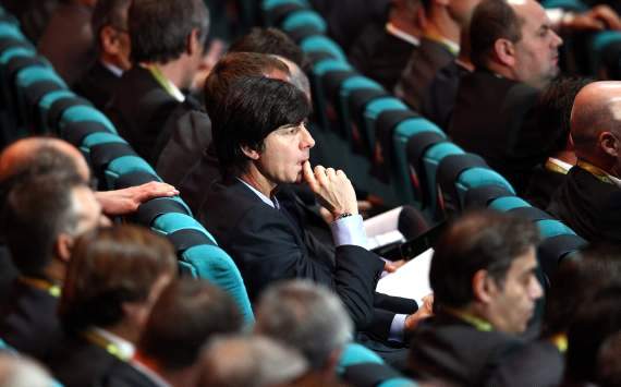 Joacjim Löw bei der Auslosung