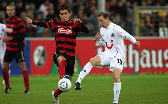 SC Freiburg - Hannover 96, Julian Schuster & Jan Schlaudraff