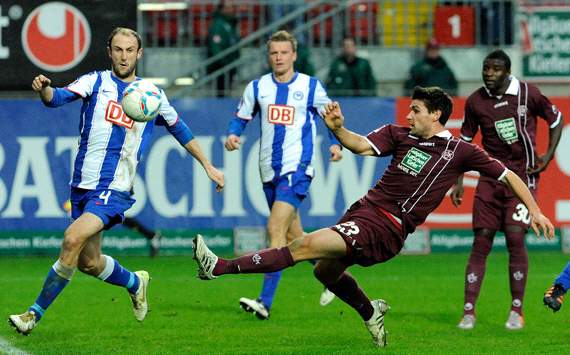 1. FC Kaiserslautern - Hertha BSC Berlin, Roman Hubnik & Florian Dick