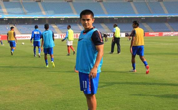 Sunil Chhetri might fail to make it into the final Nehru Cup squad