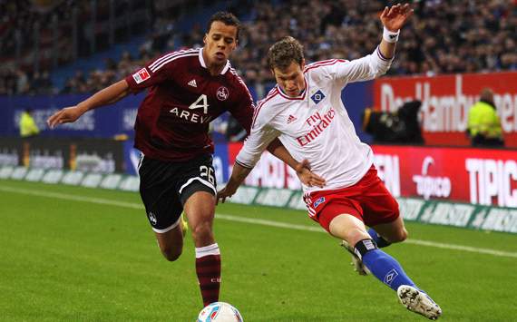 Hamburger SV - 1. FC Nürnberg, Marcell Jansen & Timothy Chandler