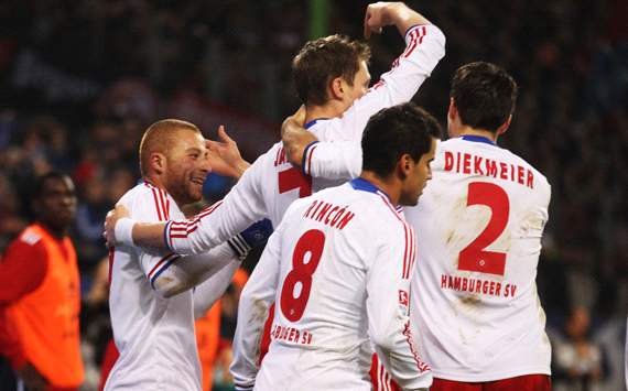 Hamburger SV - 1. FC Nürnberg, Marcell Jansen & Gökhan Töre