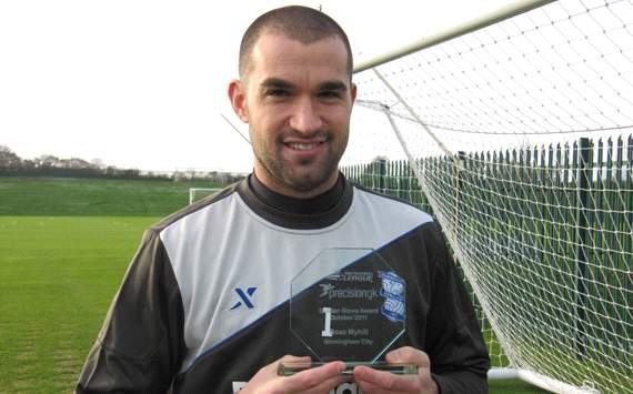 Boaz Myhill wins award