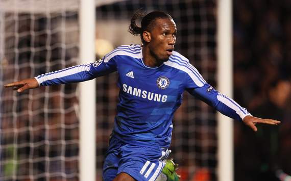 CL - Chelsea FC v Valencia CF, Didier Drogba