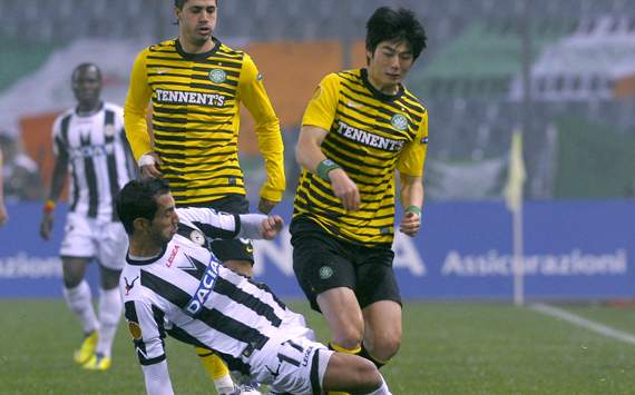 UEFA Europa League - Ki Sung-Yong-Benatia - Udinese-Celtic (Getty Images) 