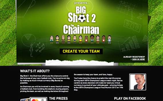 Control your own football club with Big Shot 2 - The Chairman