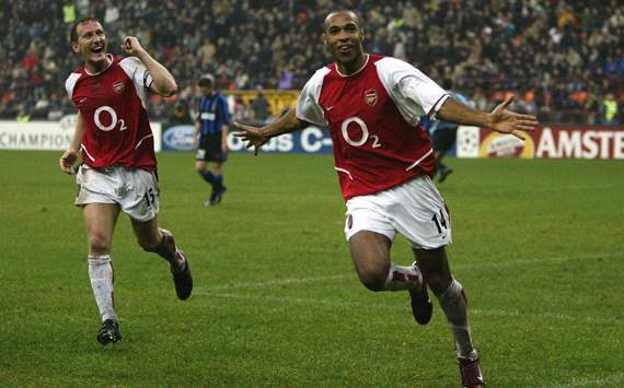 Thierry Henry of Arsenal