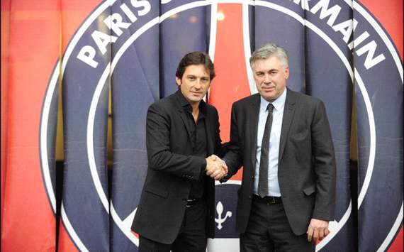 Leonardo and Carlo Ancelotti, official presentation