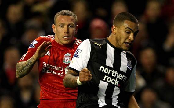 EPL,Danny Simpson,Craig Bellamy,Liverpool v Newcastle United