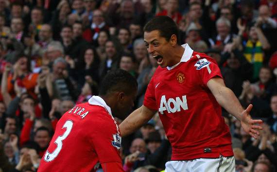 Javier Hernandez, Patrice Evra, Manchester United