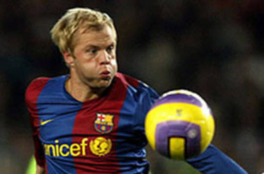 Eidur Gudjohnsen - Barcelona (AFP)