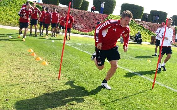 Doha: Bayern Munich training