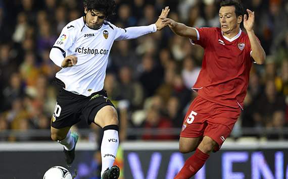 Copa del Rey: Valencia-Sevilla: Piotr Trochowski, Ever Banega