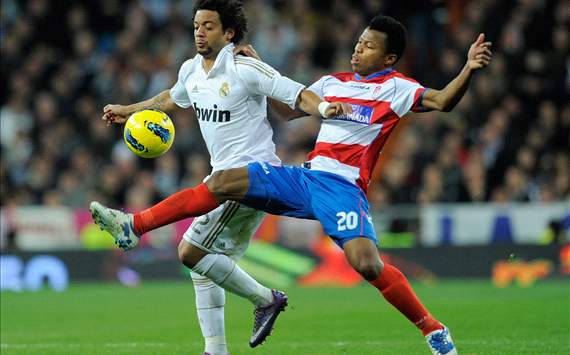 Liga BBVA: Real Madrid-Granada: Marcelo; Kechukwu Uche 