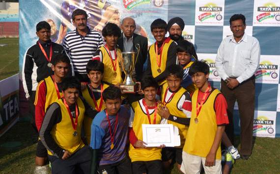 Winner of Tata Tea Jaago Re Inter Milan Soccer Stars, New Delhi Leg 