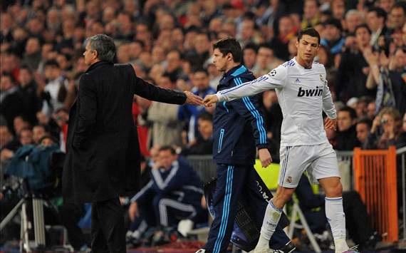 Jose Mourinho and Cristiano Ronaldo - Real Madrid