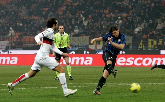 Poli firma il 2-0 in Inter-Genoa di Coppa Italia