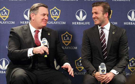 Tim Leiweke, David Beckham, LA Galaxy, MLS