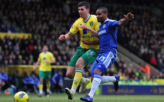 EPL,Florent Malouda,Daniel Sanchez,Norwich City v Chelsea