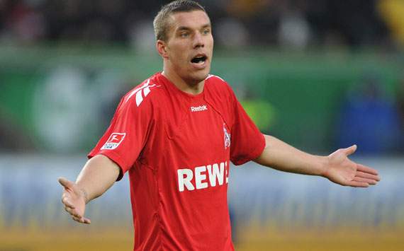 VfL Wolfsburg v 1. FC Koeln - Bundesliga, Lukas Podolski