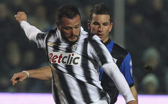 Simone Pepe (J), Simone Padoin (A) - Atalanta-Juventus - Serie A (Getty Images)