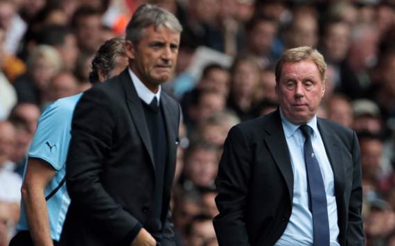 EPL, Harry Redknapp; Roberto Mancini