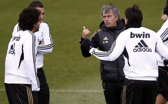 Entrenamiento De Real Madrid - Jose Mourinho