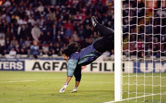 Higuita reveals inspiration behind famous 'scorpion kick' save at Wembley