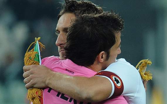 Totti, del piero, Juventos Vs Roma